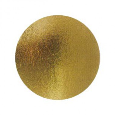 Подложка  усиленная для торта (34см) золото(толщина 3.5 мм.)